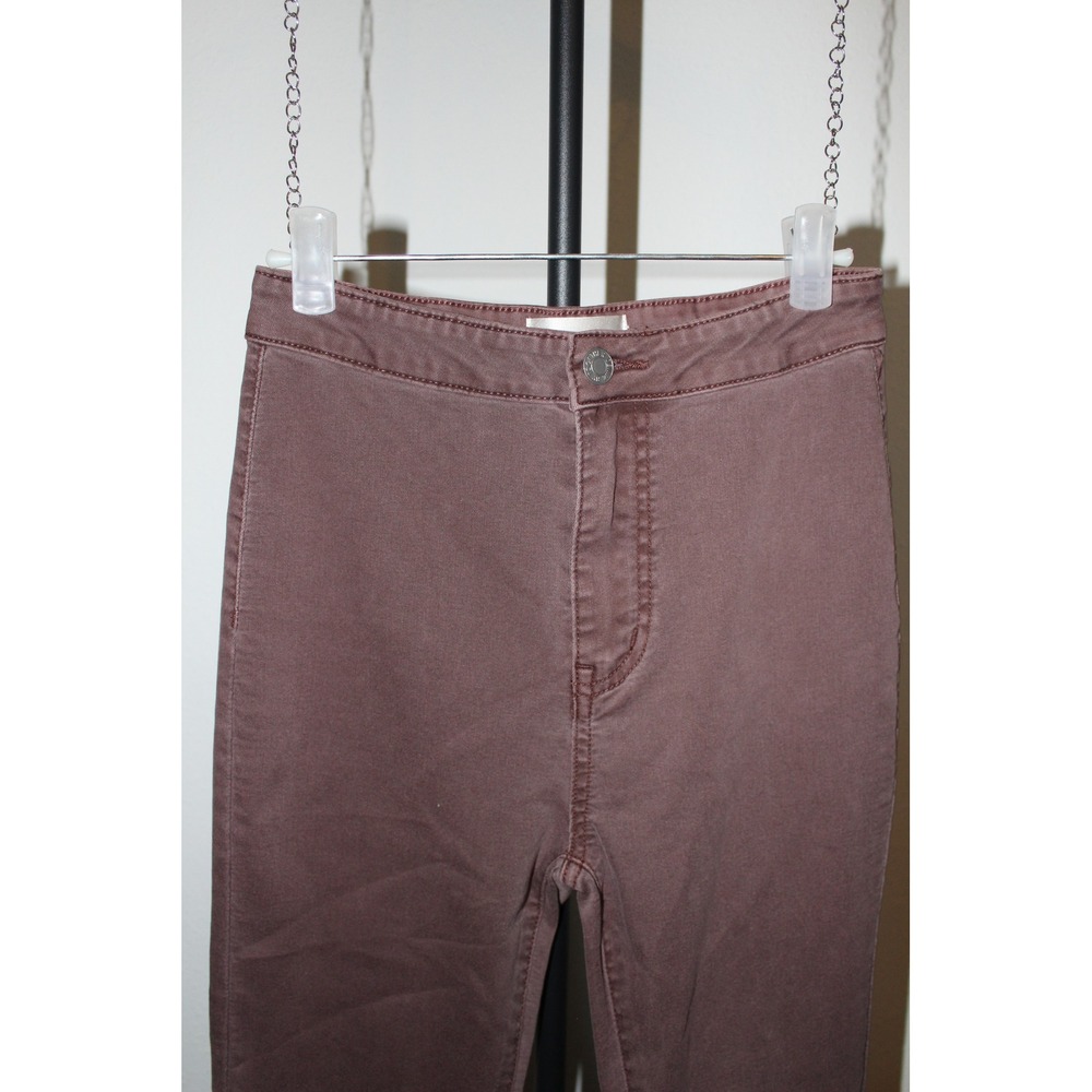 By Together High Rise Flare Bell Bottom Jeans Brown‎ Size S - Picture 3 of 11